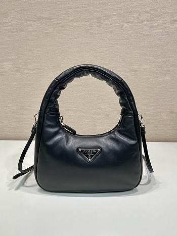 Kitlife Small padded Prada Soft nappa-leather bag Black - 21x12.5x6.5 cm