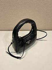 Kitlife Small padded Prada Soft nappa-leather bag Black - 21x12.5x6.5 cm - 4