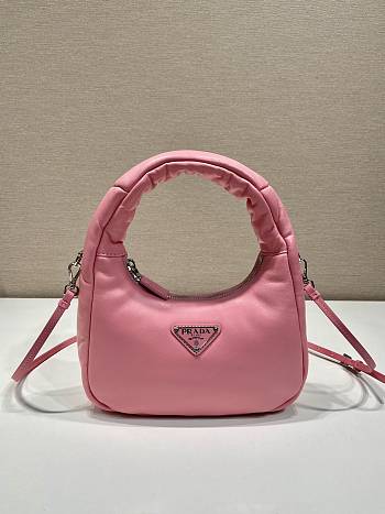 Kitlife Small padded Prada Soft nappa-leather bag Pink - 21x12.5x6.5 cm