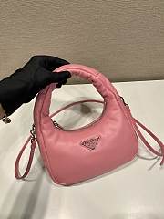 Kitlife Small padded Prada Soft nappa-leather bag Pink - 21x12.5x6.5 cm - 5