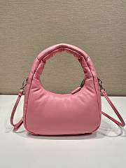 Kitlife Small padded Prada Soft nappa-leather bag Pink - 21x12.5x6.5 cm - 2