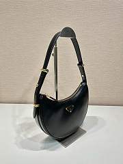 Kitlife Prada Leather Shoulder Bag Black - 22.5 x 18.5 x 6.5 cm - 2
