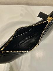 Kitlife Prada Leather Shoulder Bag Black - 22.5 x 18.5 x 6.5 cm - 4