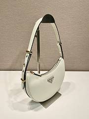 Kitlife Prada Leather Shoulder Bag  White - 22.5 x 18.5 x 6.5 cm - 4