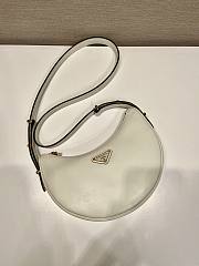 Kitlife Prada Leather Shoulder Bag  White - 22.5 x 18.5 x 6.5 cm - 2