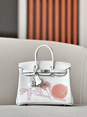 Kitlife HERMÈS Handtasche White BIRKIN BAG 25 - 25x20x13 cm - 6