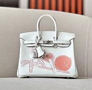 Kitlife HERMÈS Handtasche White BIRKIN BAG 25 - 25x20x13 cm - 1