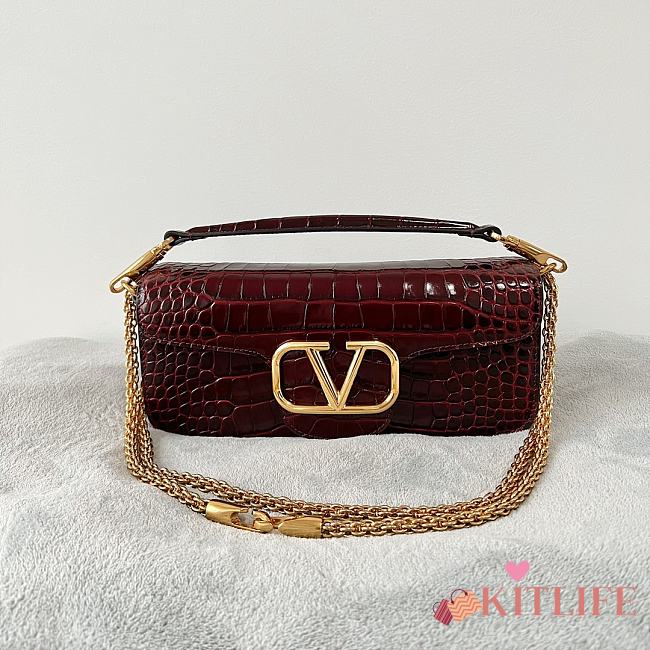 Kitlife VALENTINO MINI LOCÒ VLogo Signature Red - 27×13×6 cm - 1