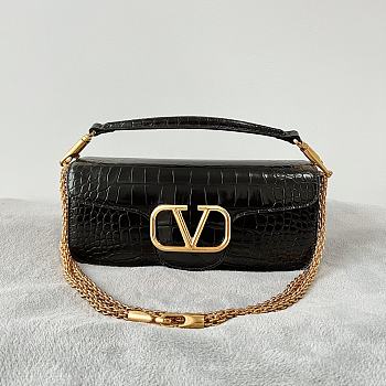 Kitlife VALENTINO MINI LOCÒ VLogo Signature Black - 27×13×6 cm