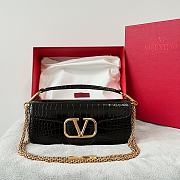 Kitlife VALENTINO MINI LOCÒ VLogo Signature Black - 27×13×6 cm - 3