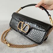 Kitlife VALENTINO MINI LOCÒ VLogo Signature Black - 27×13×6 cm - 2