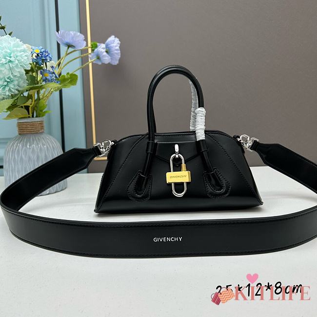 Kitlife GIVENCHY Antigona Stretch Mini leather shoulder bag Black - 25x12x8 cm - 1