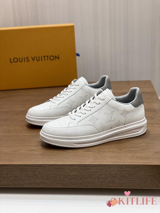 Kitlife Louis Vuitton Beverly Hills Trainers Sneaker White/Grey - 1