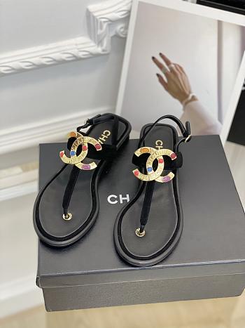 Kitlife Chanel Sandal Black 002