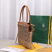 Kitlife Goyard Aligre Bag Raffia Net with Coated Canvas - 001180 - 30x34x7 cm - 5