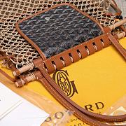 Kitlife Goyard Aligre Bag Raffia Net with Coated Canvas - 001180 - 30x34x7 cm - 3