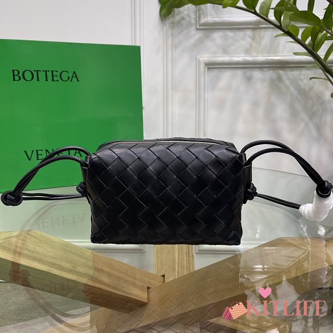 Kitlife Bottega Veneta Candy Loop Camera Bag Black - 17 x 10 x 6 cm - 1