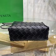 Kitlife Bottega Veneta Candy Loop Camera Bag Black - 17 x 10 x 6 cm - 6