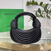 Kitlife BOTTEGA VENETA Double Knot Small leather tote Black - 22x6.5x15.5 cm - 1