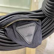 Kitlife BOTTEGA VENETA Double Knot Small leather tote Black - 22x6.5x15.5 cm - 3