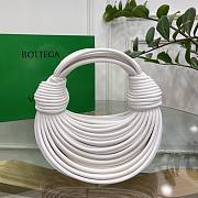 Kitlife BOTTEGA VENETA Double Knot Small leather tote White - 22x6.5x15.5 cm - 3