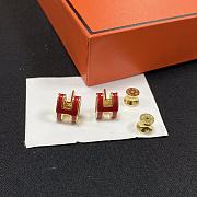 Kitlife HERMÈS Mini Pop H Red Earrings  - 1