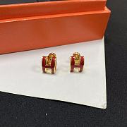 Kitlife HERMÈS Mini Pop H Red Earrings  - 4