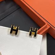 Kitlife HERMÈS Mini Pop H Black Earrings - 5