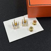Kitlife HERMÈS Mini Pop H White  Earrings - 1
