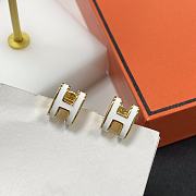 Kitlife HERMÈS Mini Pop H White  Earrings - 5