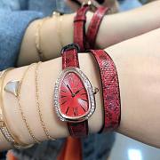 KITLIFE BVLGARI SERPENTI 102730 SPP27C9PGDL RED WATCH 27MM  - 4