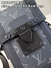 Kitlife Vertical Trunk Wearable Wallet Monogram Eclipse - M82077 - 10.7 x 17.5 x 6.8 cm - 5