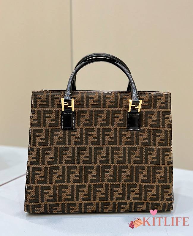 Kitlife Fendi Zucca Tote Bag - 8335F - 35×12×30 cm  - 1