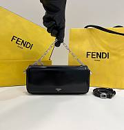 Kitlife Fendi First Sight Black leather mini bag - 22.5x5x10.5 cm - 1