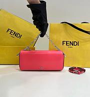 Kitlife Fendi First Sight Pink leather mini bag - 22.5x5x10.5 cm - 1