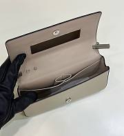 Kitlife Fendi First Sight Gray leather mini bag - 22.5x5x10.5 cm - 2