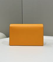 Kitlife FENDI Fendi Women's Leather Yellow Wallet On Chain Clementine - 20×6×13cm - 6