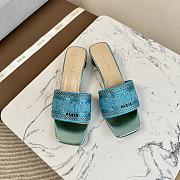 Kitlife Dior DWAY Slide Blue bling bling - 3cm - 4