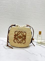 Kitlife LOEWE  x Paula’s Ibiza Raffia Beehive Basket Bag - 89175 - 16x12x18 cm - 2