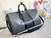 Kitlife Louis Vuitton LV Keepall eclipse reverse Grey - 50x29x22 cm - 1