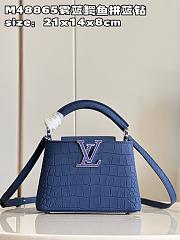 Kitlife Louis Vuitton Capucines BB Sideral Blue - N81510 -  21x14x8 cm - 4