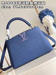 Kitlife Louis Vuitton Capucines BB Sideral Blue - N81510 - 31.5x20x1 1cm  - 3