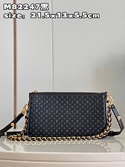 Kitlife Louis Vuitton Lexington Pouch Black SS 2023 - 21.5x13x5.5 cm - 1