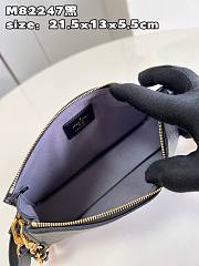 Kitlife Louis Vuitton Lexington Pouch Black SS 2023 - 21.5x13x5.5 cm - 5