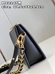 Kitlife Louis Vuitton Lexington Pouch Black SS 2023 - 21.5x13x5.5 cm - 4