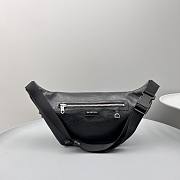 Kitlife Balenciaga Men's Superbusy Leather Belt Bag Black - 39.9 x 17.8 x 9.9 cm - 5