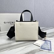 Kitlife GIVENCHY Beige & Black Small 'G' Tote - 19 x 8 x 16 cm - 4