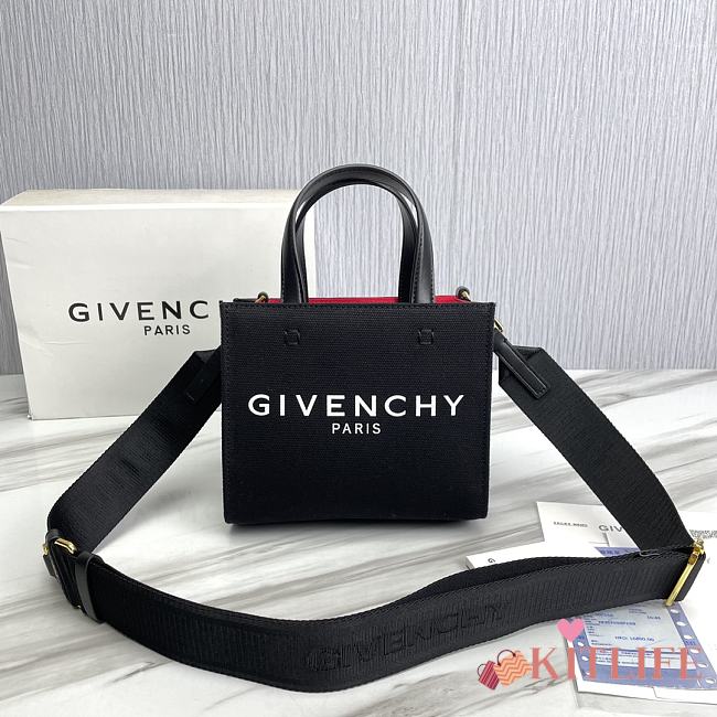 Kitlife GIVENCHY Black Large 'G' Tote - 19 x 8 x 16 cm - 1