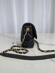 Kitlife Chanel Heart Small Flap Bag Black Lambskin Antique Gold Hardware - 18 x 14 x 6 cm - 5