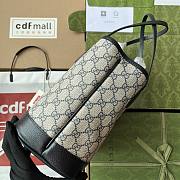 Kitlife GUCCI CREAM GG SUPREME SHOPPER BAG -  25 x 22 x 12 cm - 3